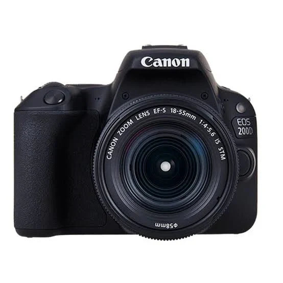 Canon EOS 200D (Rebel SL2) with EF-S 18-55mm f/4-5.6 IS STM Lens - Pre-Owned