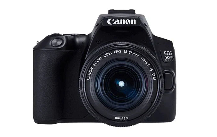 Canon EOS 250D (Rebel SL3) with EF-S 18-55mm f/4-5.6 IS STM Lens - Pre-Owned