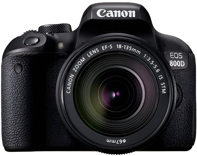 Canon EOS 800D (Rebel T7i) DSLR with 18-55mm Lens - Used (Good Condition, Tested)