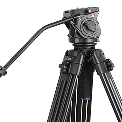 Kingjoy VT-3510 Professional Video Tripod - Fluid Drag Head & Mid-Level Spreader (Max Load 15kg/33lbs)