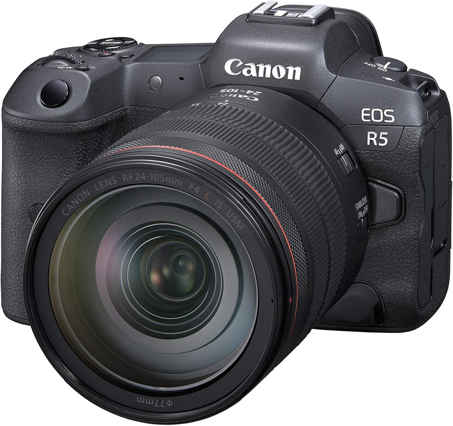 Canon EOS R5 Mirrorless Camera with RF 24-105mm f/4L Lens - Full Frame 45MP, 8K Video, DIGIC X, 12FPS (New)