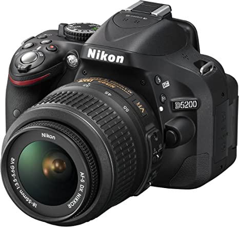 Nikon D5200 with AF-S DX 18-55mm f/3.5-5.6G VR Lens - Pre-Owned