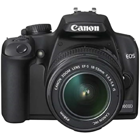 Canon EOS 1000D 10.1MP Digital SLR Camera with 18-55mm Lens - Black