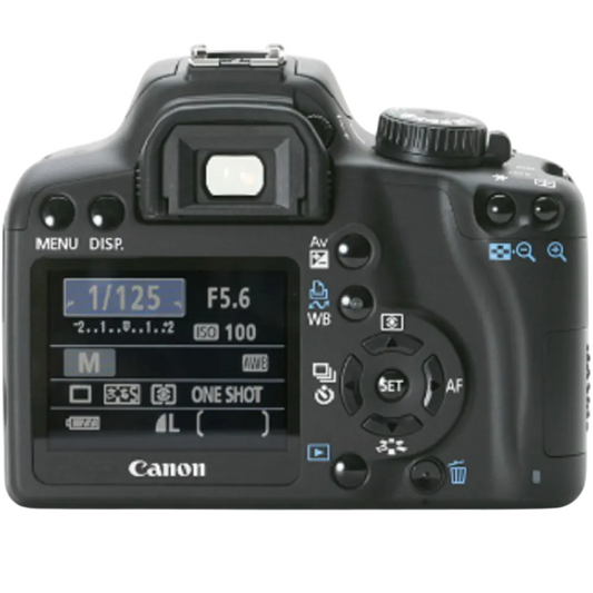 Canon EOS 1000D 10.1MP Digital SLR Camera with 18-55mm Lens - Black