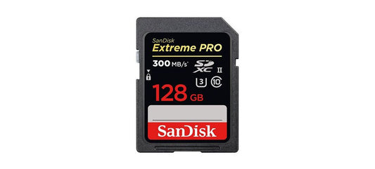 SanDisk Extreme PRO 128GB SDXC Card - 200MB/s UHS-II (V90) - U3/Class 10