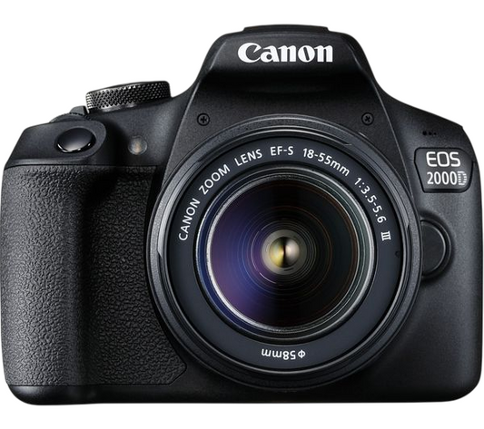 Canon EOS 2000D with 18-55mm f/3.5-5.6 III Lens (Pre-Owned)