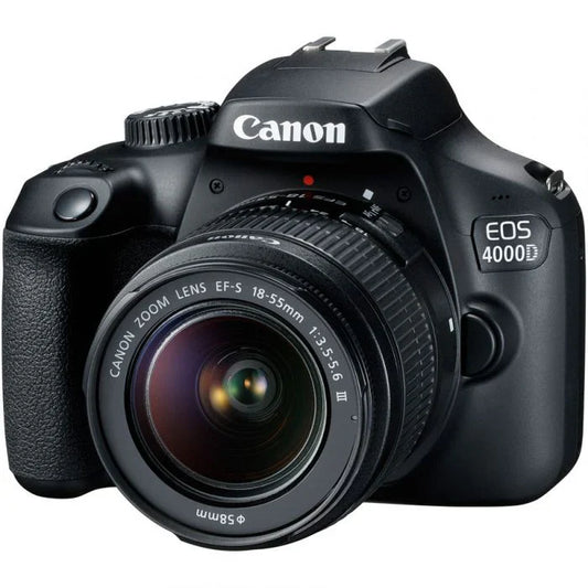 Canon EOS 4000D with EF-S 18-55mm f/3.5-5.6 III Lens - Pre-Owned