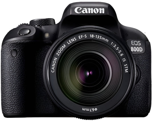 Canon EOS 800D (Rebel T7i) DSLR with 18-55mm Lens - Used (Good Condition, Tested)