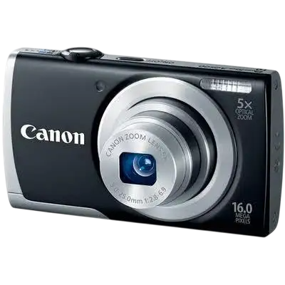 Canon PowerShot A2500 16MP Digital Camera - Black