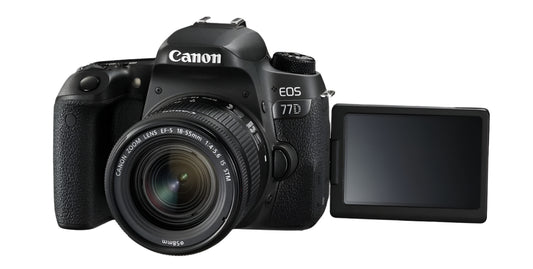 Canon EOS 77D DSLR camera