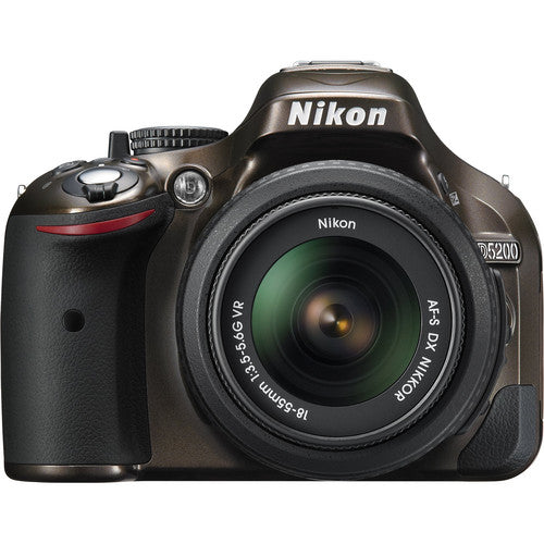 Nikon D5200 DSLR Camera with AF-S DX 18-55mm f/3.5-5.6G VR Lens Kit - 24.1MP 39-Point AF