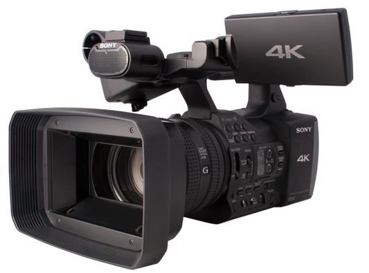 Sony FDR-AX1 4K Camcorder w/ 20x Zoom, 1" Exmor R Sensor & Dual XLR Inputs - Professional Video Recorder Pre-Owned