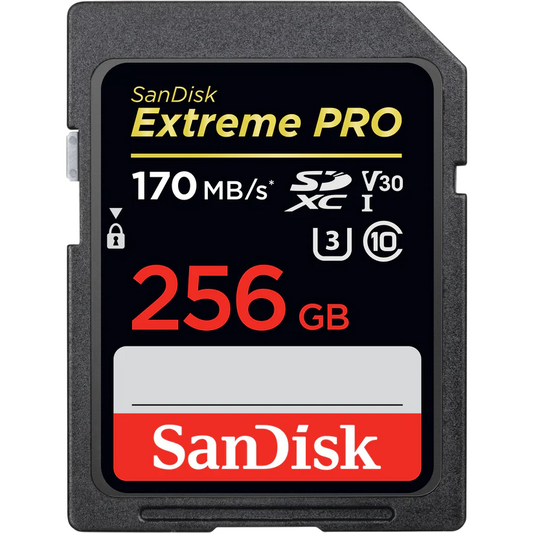 SanDisk Extreme PRO 256GB SD card