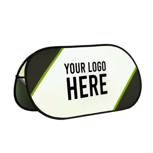 Custom Horizontal Pop-Up Banner – Personalized Event Display | Portable Trade Show & Promotional Banner