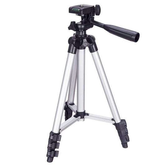 3120 Professional Tripod with Adjustable Height - for DSLR/Cameras/Live Streaming (Black)